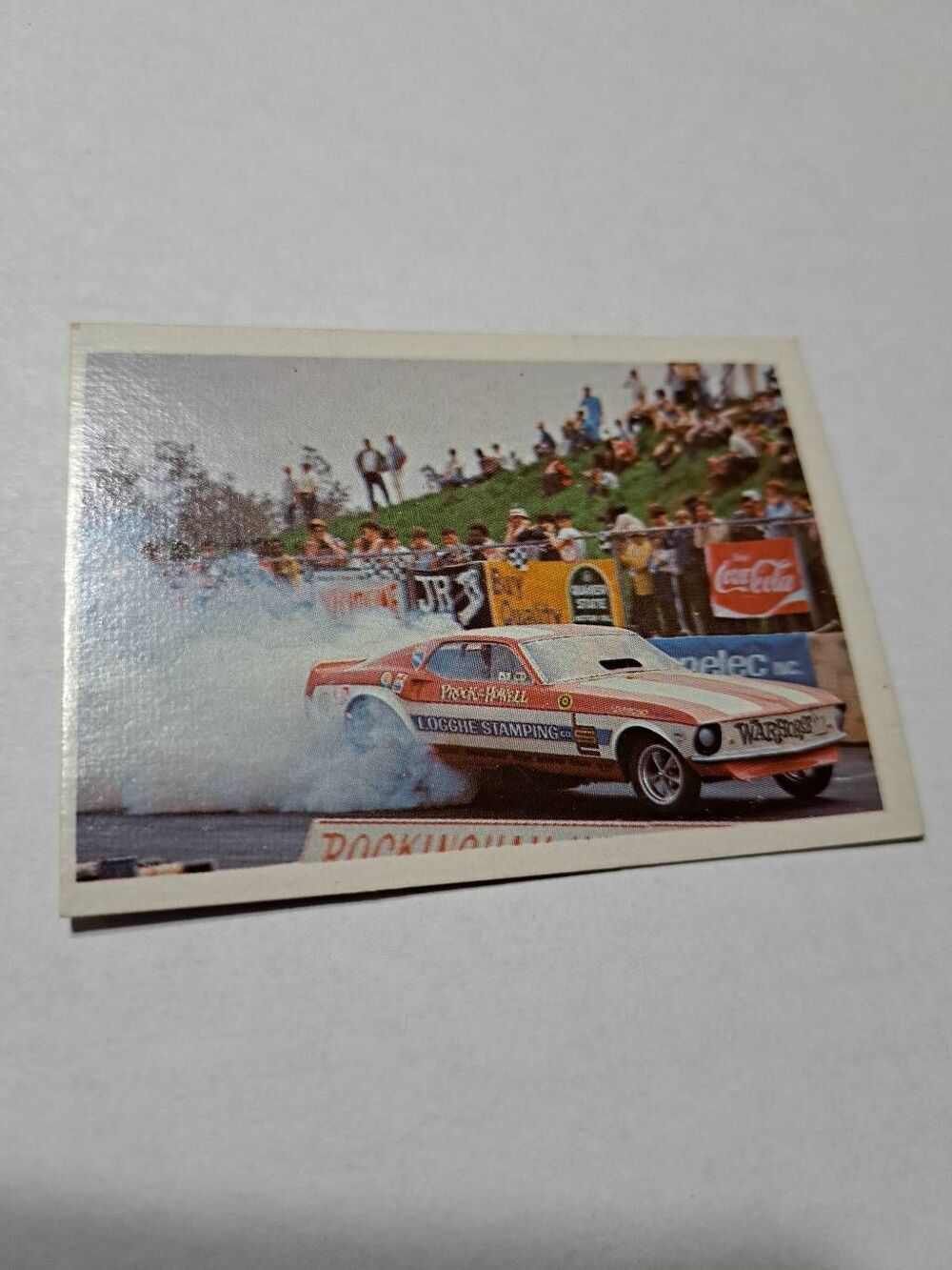 Vintage 1971 Prock Howell Warhorse 1970 Mustang Funny Car Fleer Trading Card